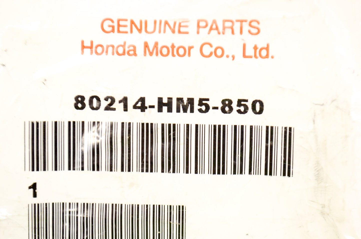 OEM Honda 80214-HM5-850 Tool Box Band NOS