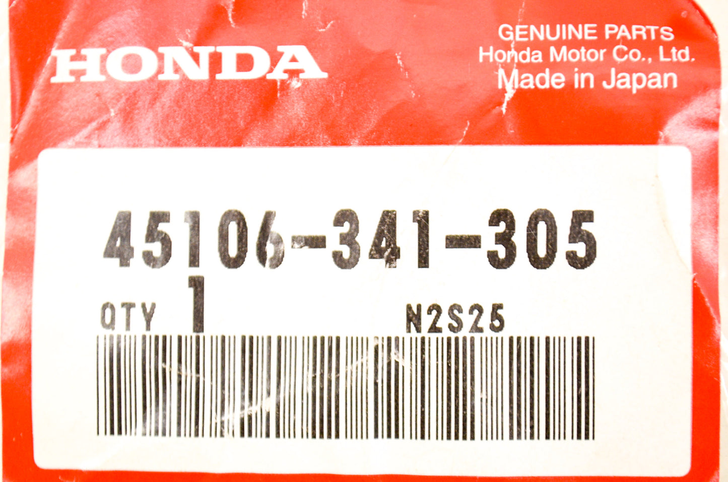 OEM Honda 45106-341-305 Front Brake Pad B NOS