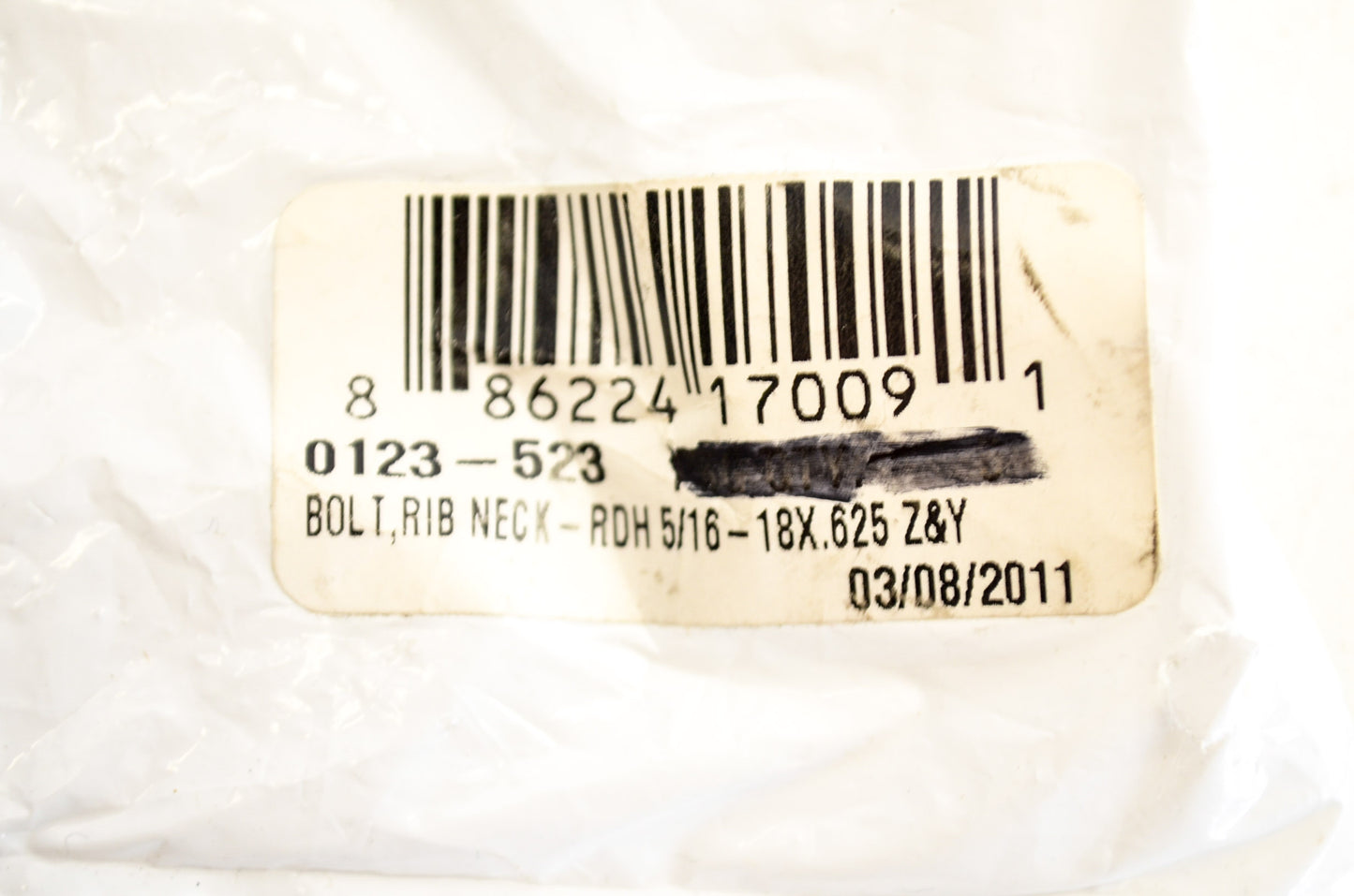 New OEM Arctic Cat Rib Neck Bolt 5/16-18x.625 QTY 4 NOS
