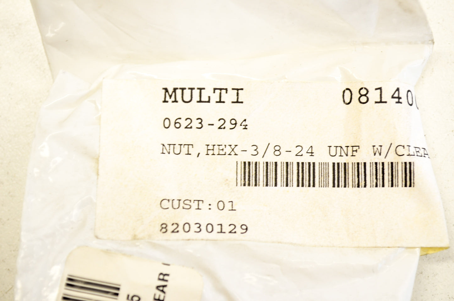 OEM Arctic Cat 0623-294 Hex Nut 3/8-24 Qty 2 NOS