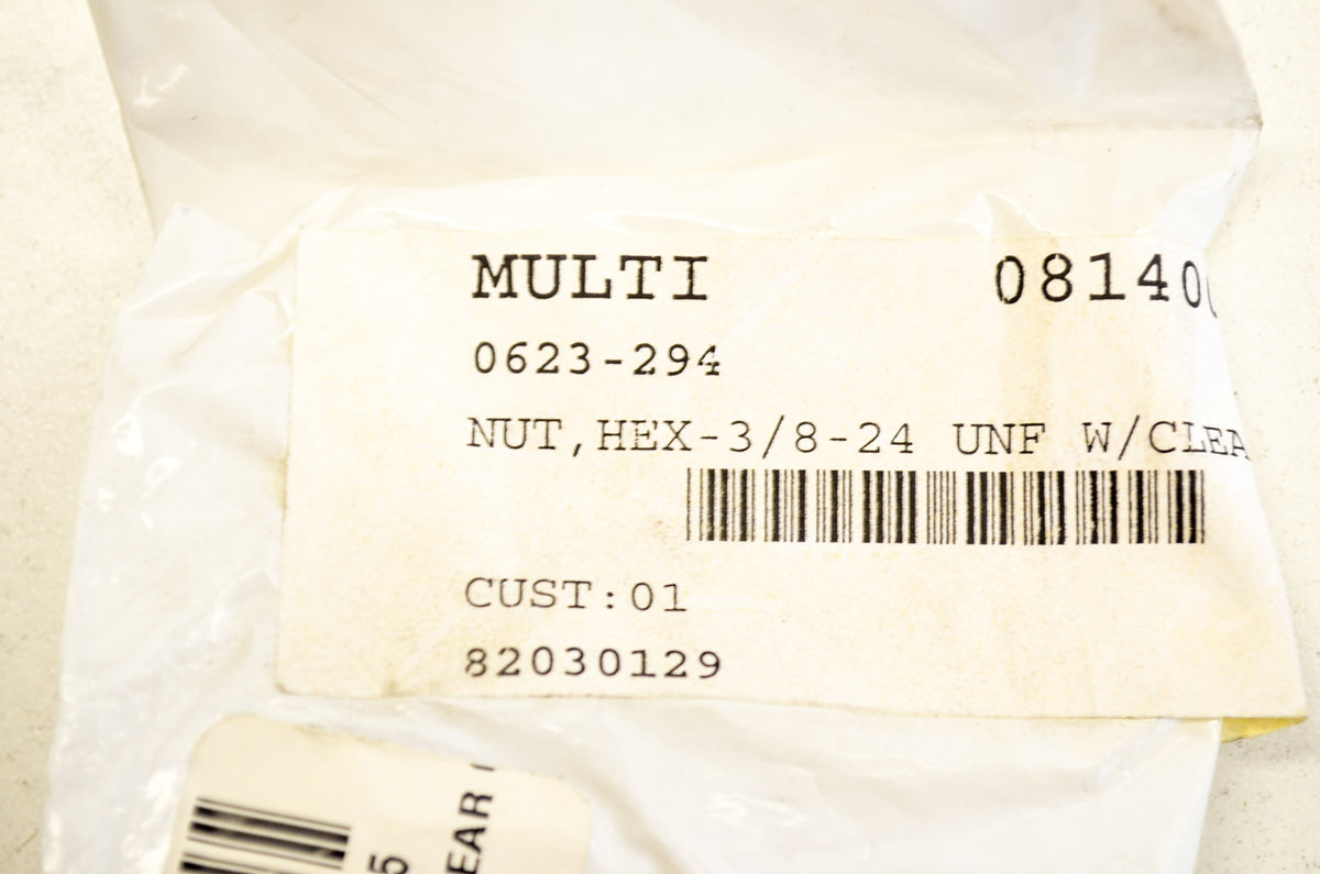 OEM Arctic Cat 0623-294 Hex Nut 3/8-24 Qty 2 NOS