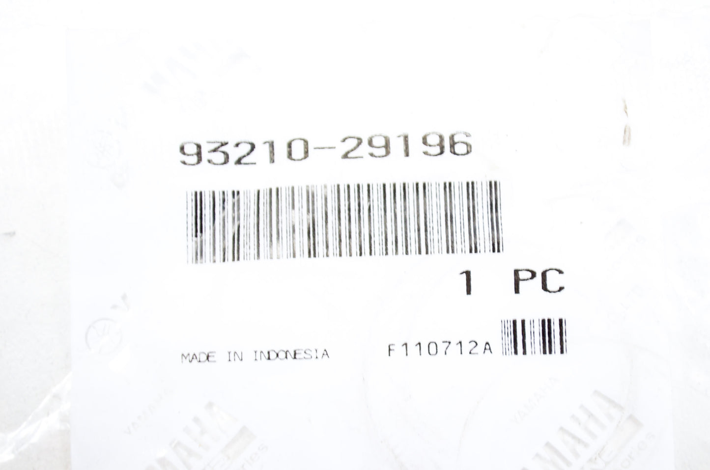 OEM Yamaha 93210-29196-00 O-Ring NOS