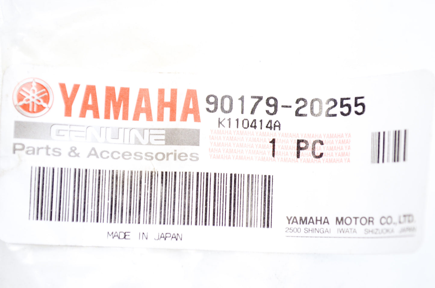 OEM Yamaha 90179-20255-00 Special Shape Nut NOS