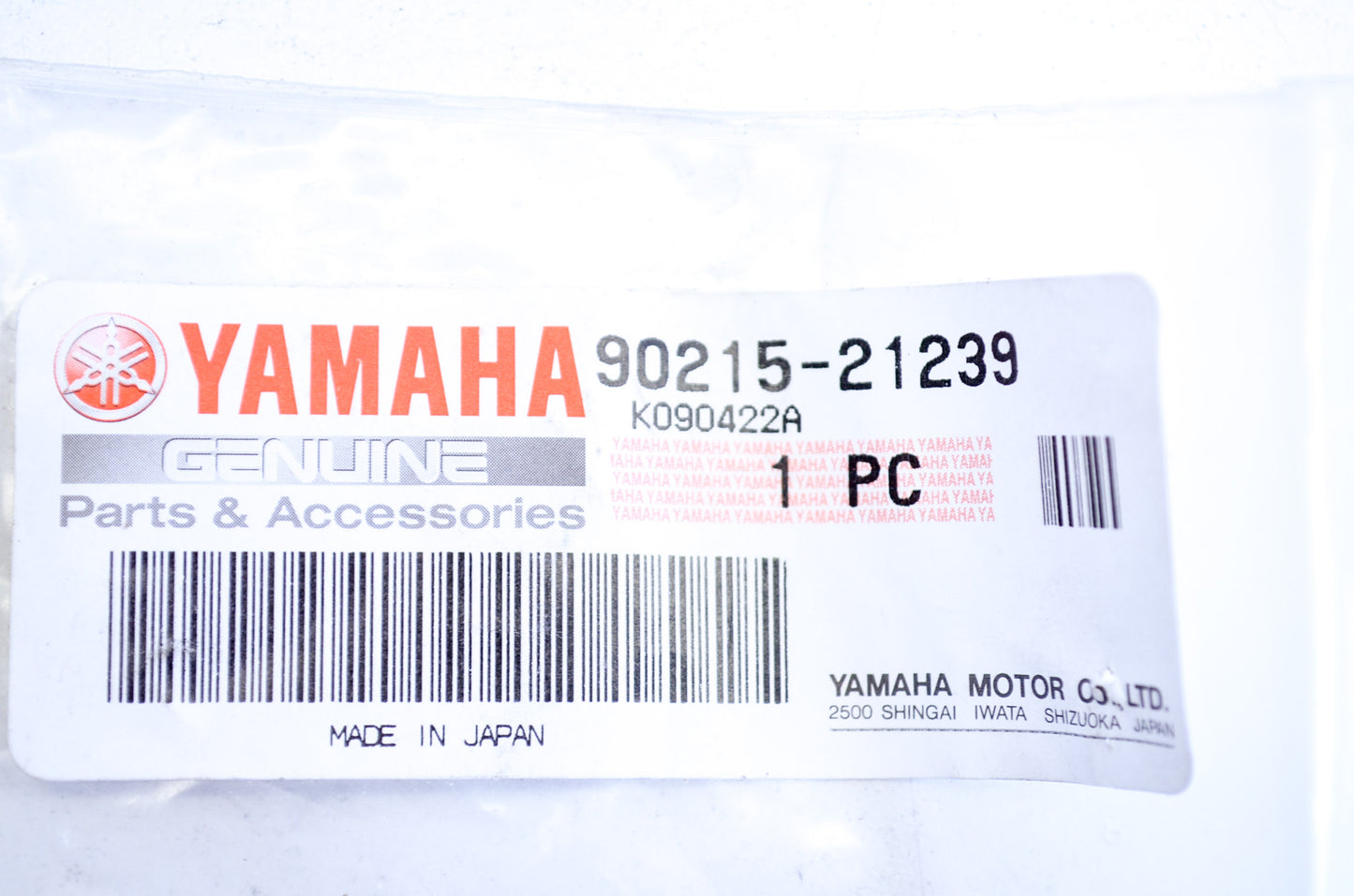 OEM Yamaha 90215-21239-00 Lock Washer NOS