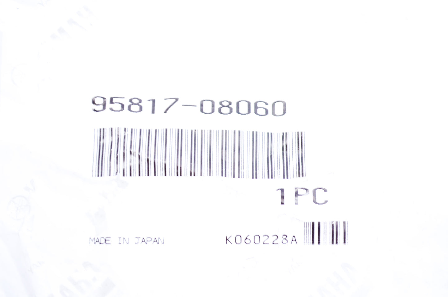 OEM Yamaha 95817-08060-00 Flange Bolt