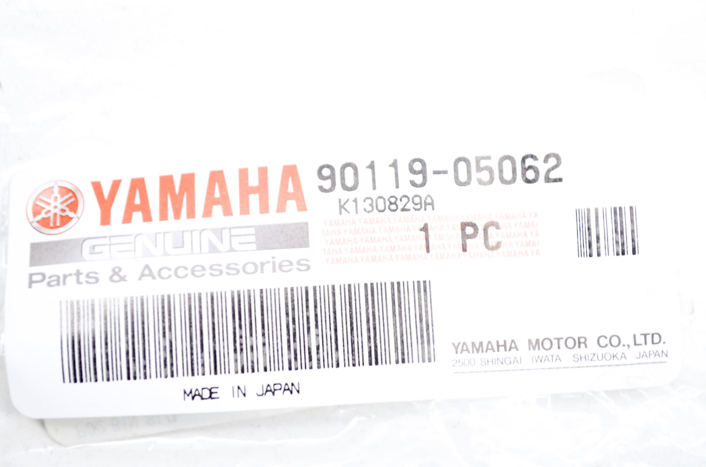 OEM Yamaha 90119-05062-00 Bolt w/ Hole NOS