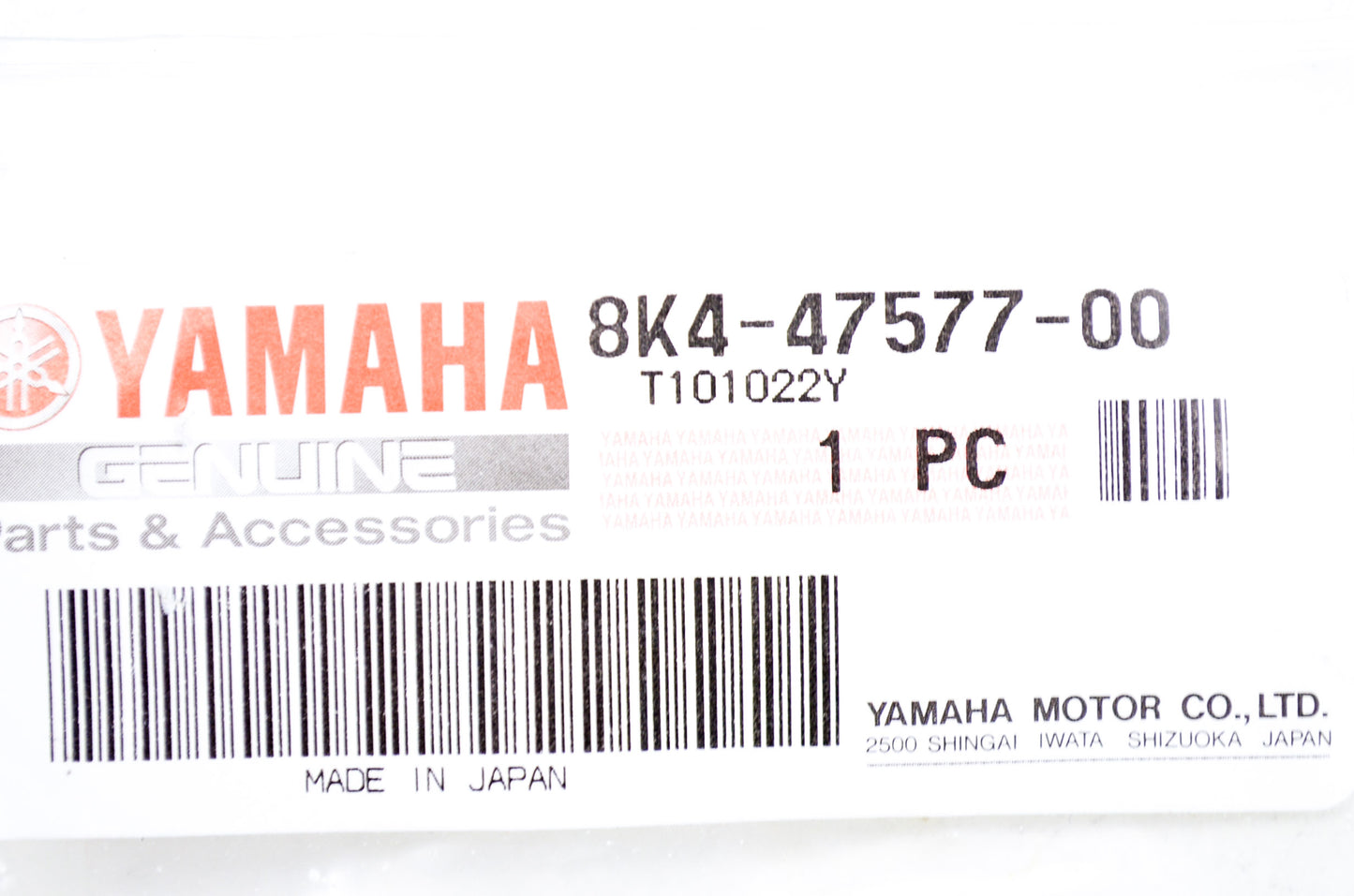 OEM Yamaha 8K4-47577-00-00 Connector NOS