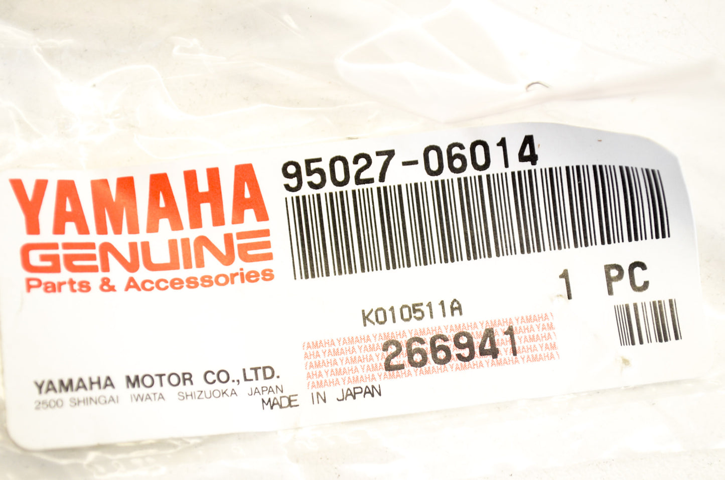 OEM Yamaha 95027-06014-00 Flange Bolt Qty 2 NOS