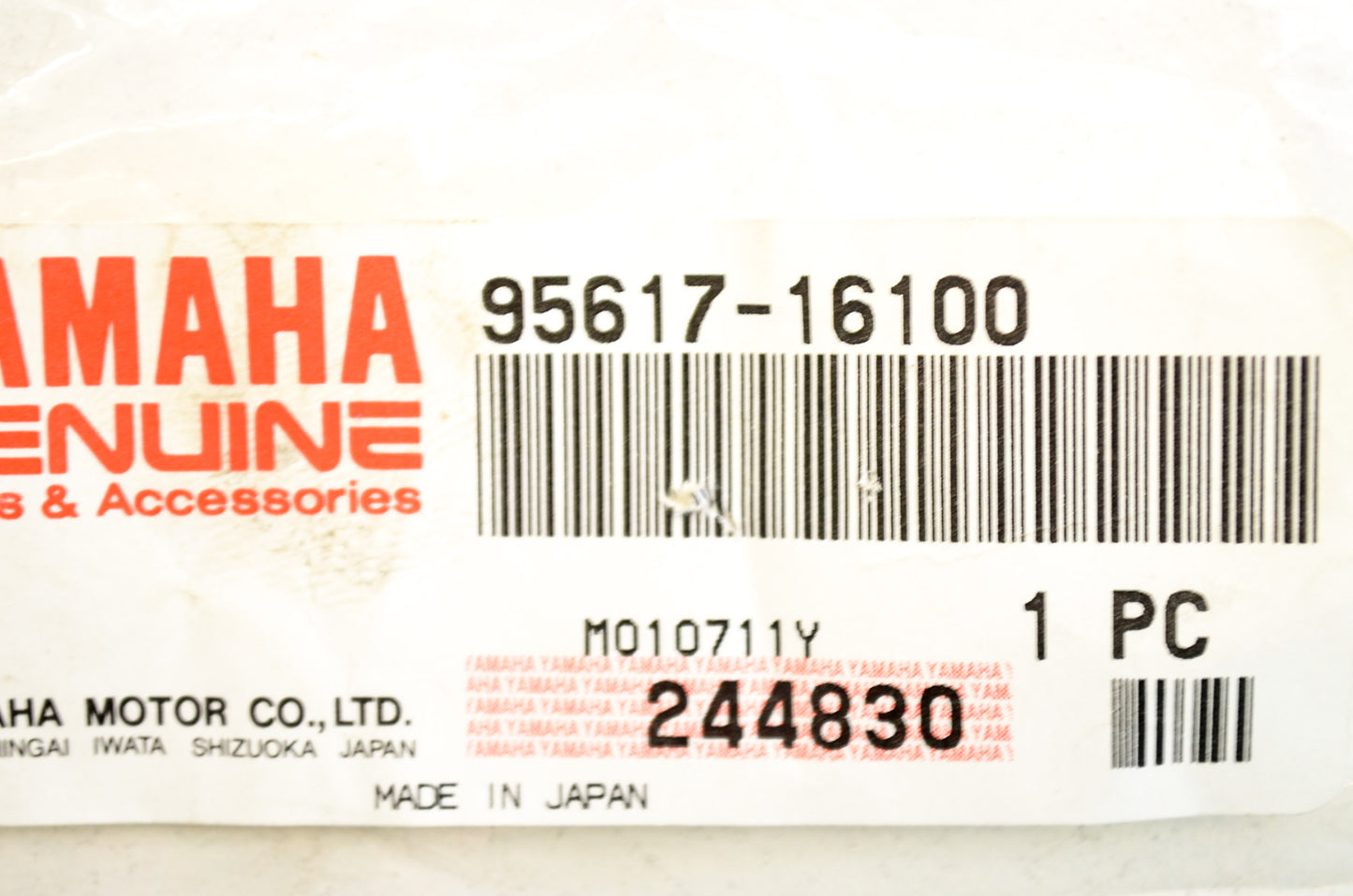 New OEM Yamaha 95617-16100-00 Self-Locking Nut NOS