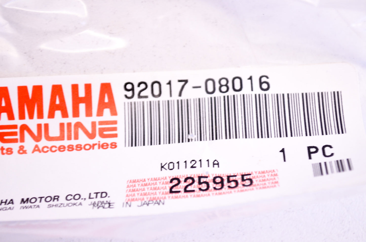 OEM Yamaha 92017-08016-00 Button Bolt Qty 2 NOS