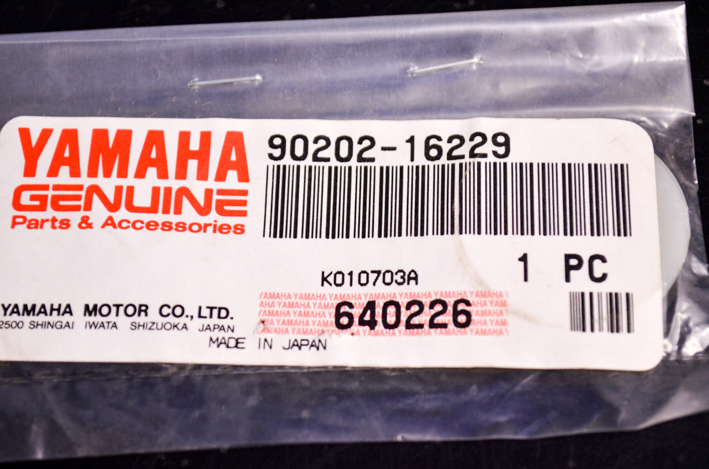 OEM Yamaha 90202-16229-00 Plate Washer