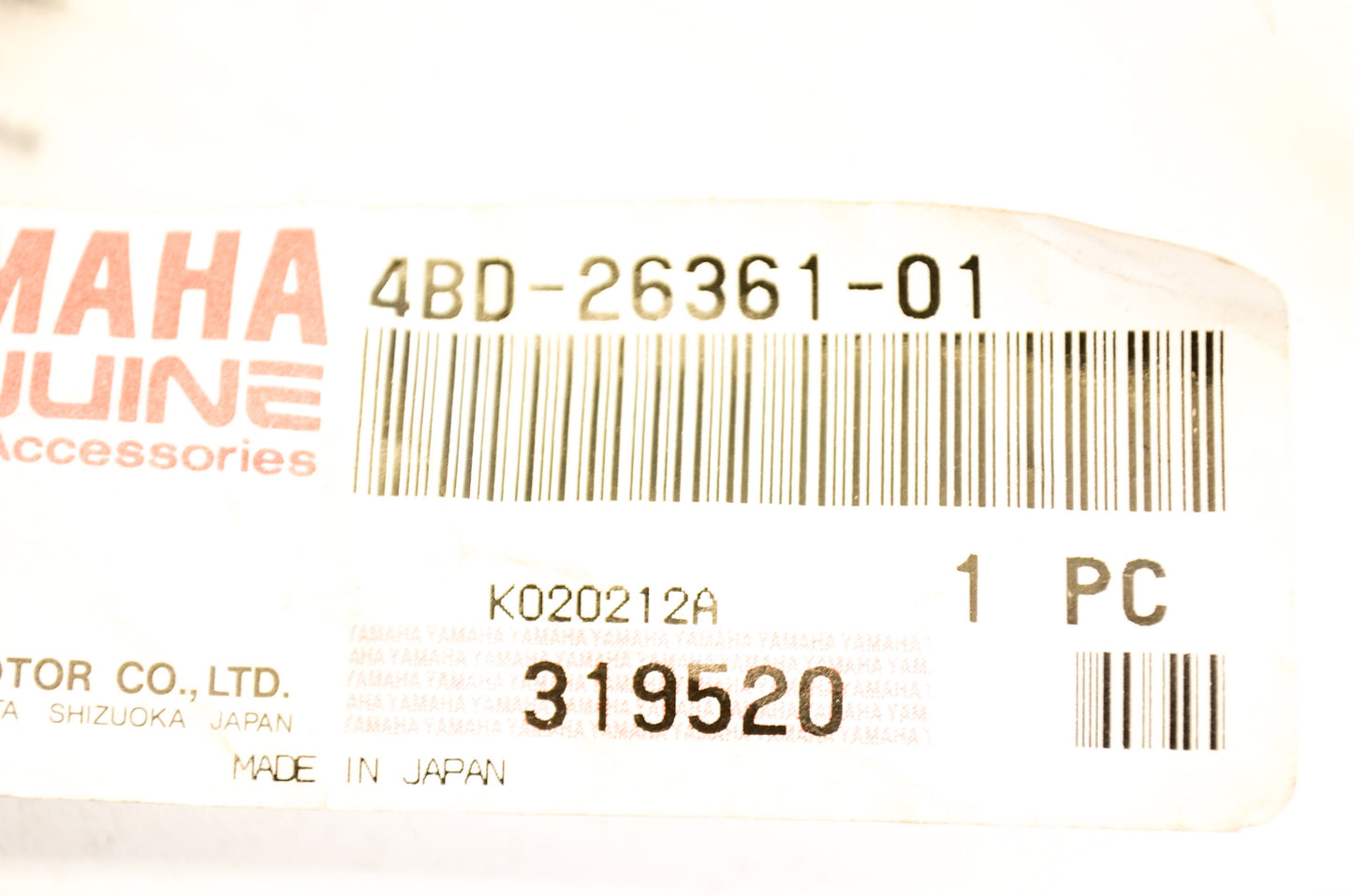 OEM Yamaha 4BD-26361-01-00 Brake Cable NOS