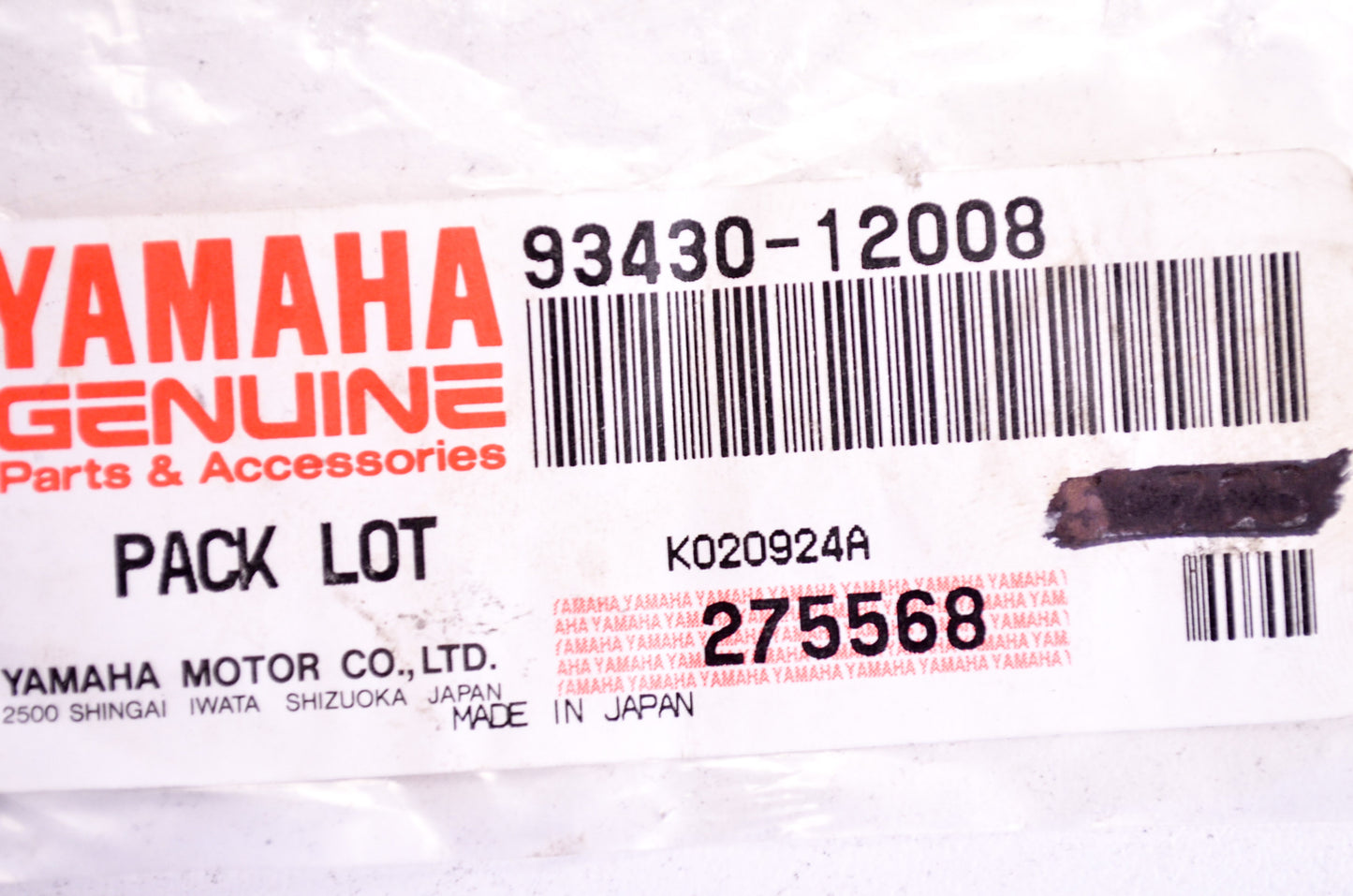 OEM Yamaha 93430-12008-00 Type Circlip Qty 2 NOS