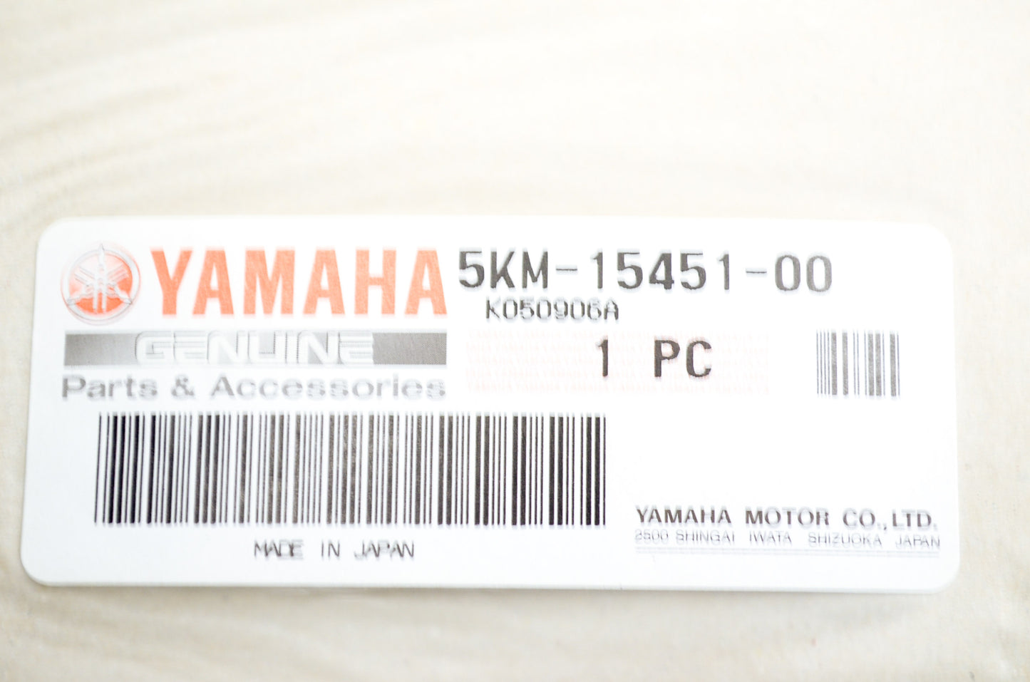 OEM Yamaha 5KM-15451-00-00 Crankcase Cover Gasket NOS