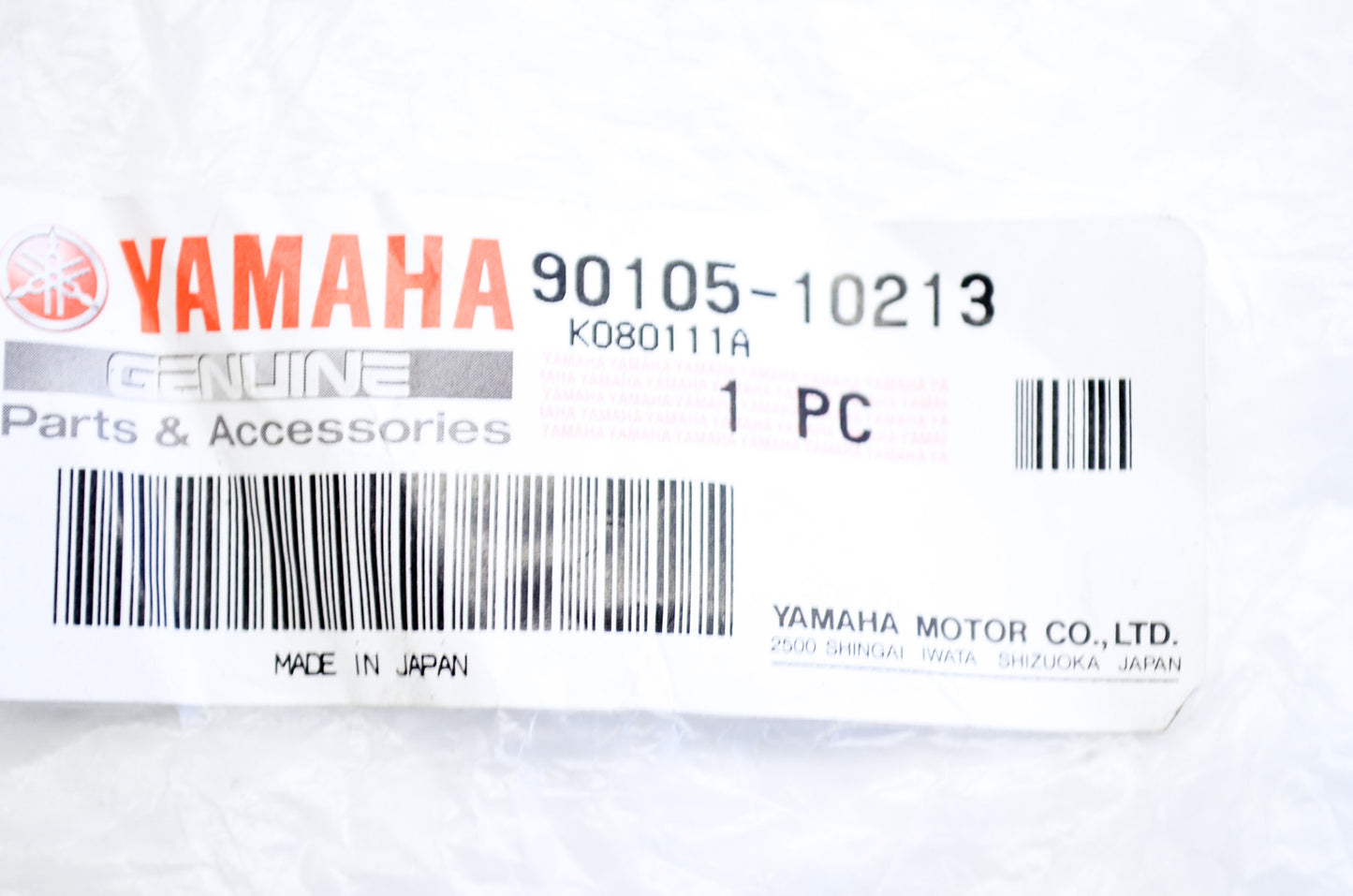 OEM Yamaha 90105-10213-00 Flange Bolt NOS