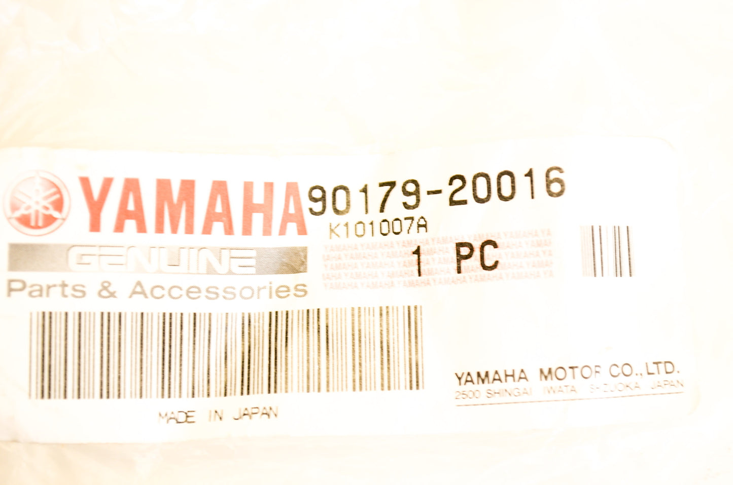 OEM Yamaha 90179-20016-00 Nut NOS