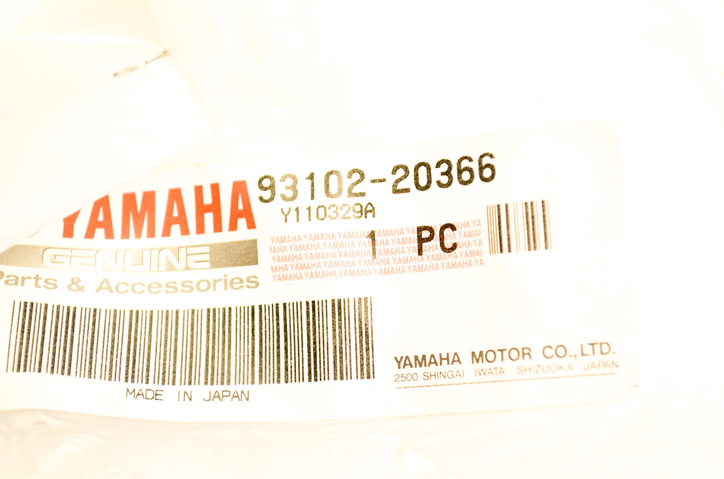 OEM Yamaha 93102-20366-00 Oil Seal NOS