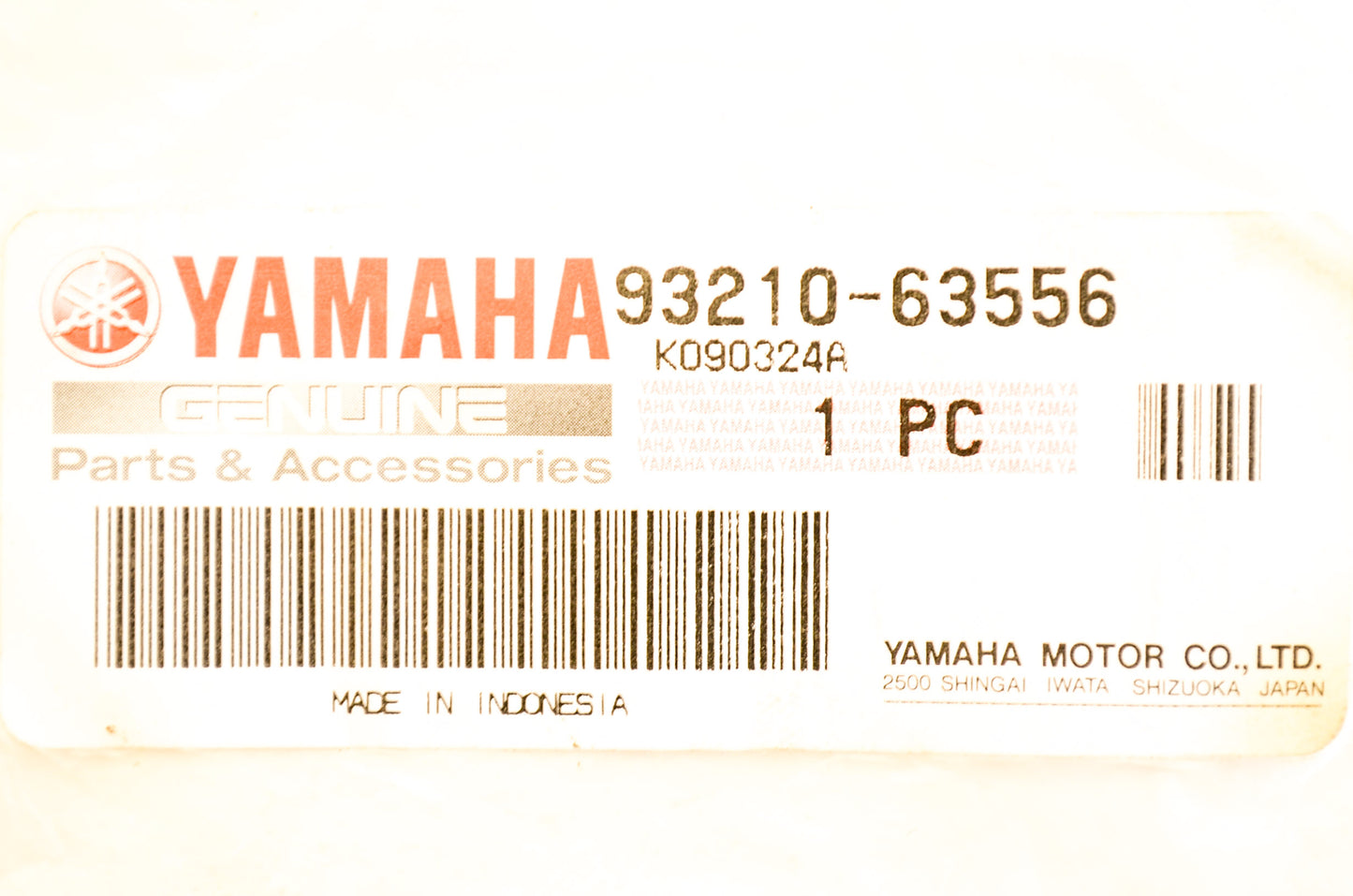 OEM Yamaha 93210-63556-00 O-Ring NOS