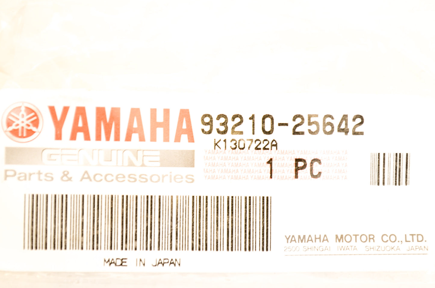OEM Yamaha 93210-25642-00 O-Ring NOS