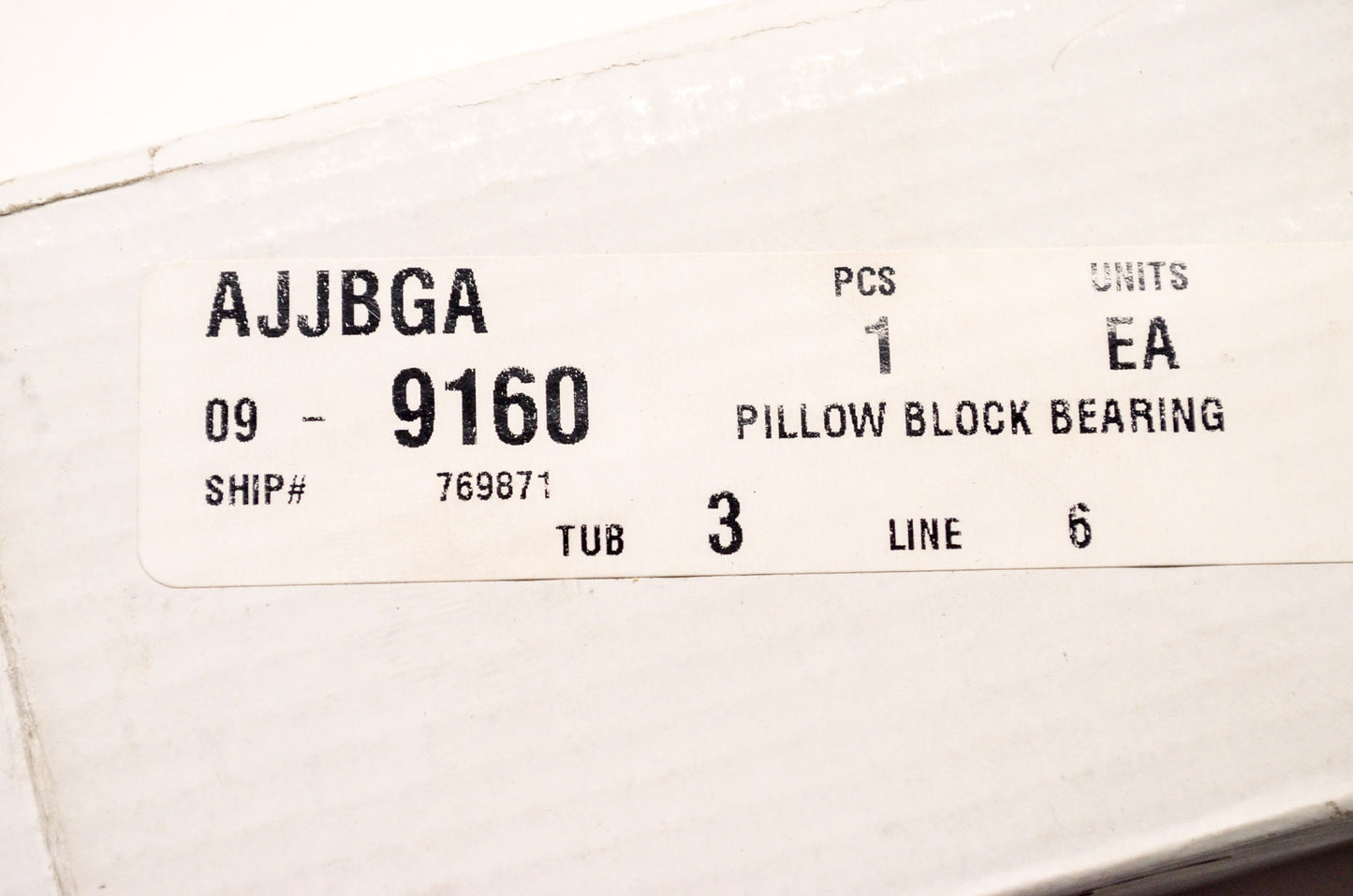 New Rotary Pillow Block Bearing Assembly 1 x 5-1/2 NOS