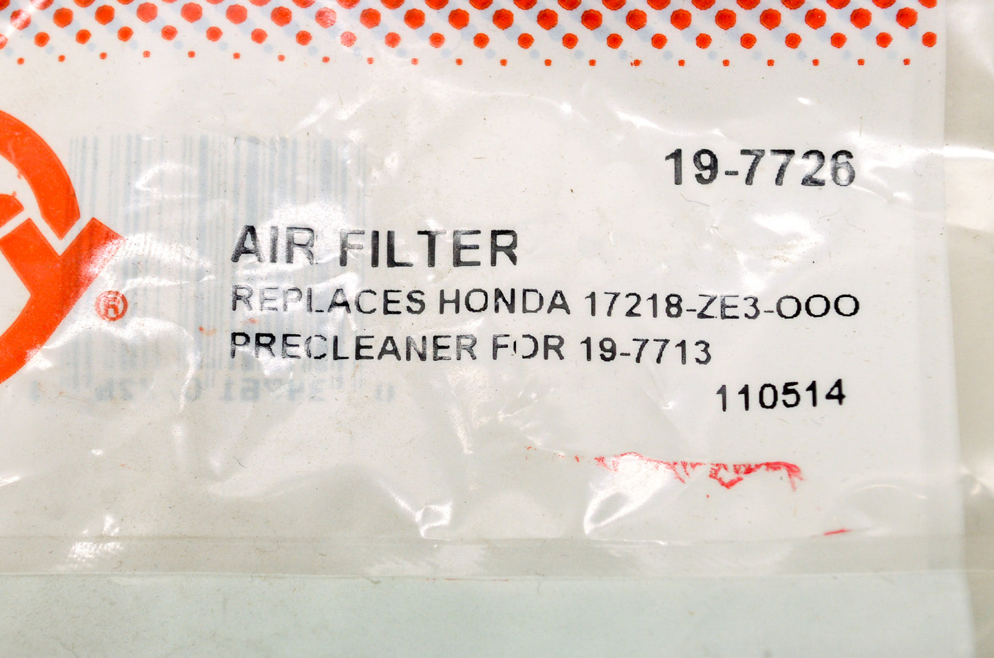 New Rotary Foam Air Filter Honda Precleaner for 19-7713 NOS