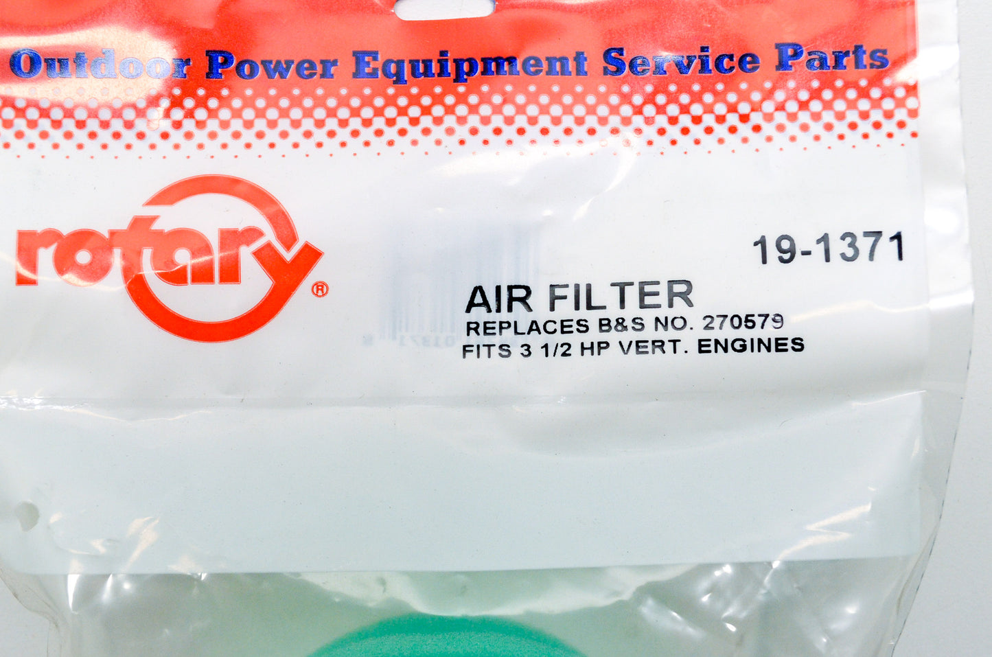 New Rotary Foam Air Filter 3-1/2 HP Vertical Engines NOS