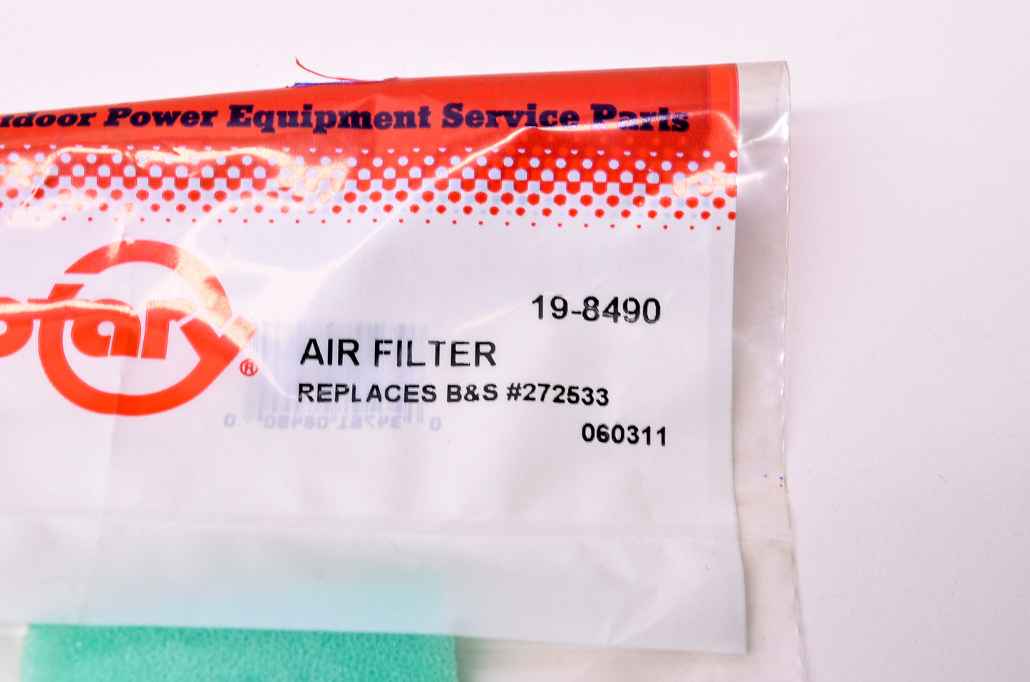Rotary 19-8490, 272533, 8490 Foam Air Filters Qty 2 NOS