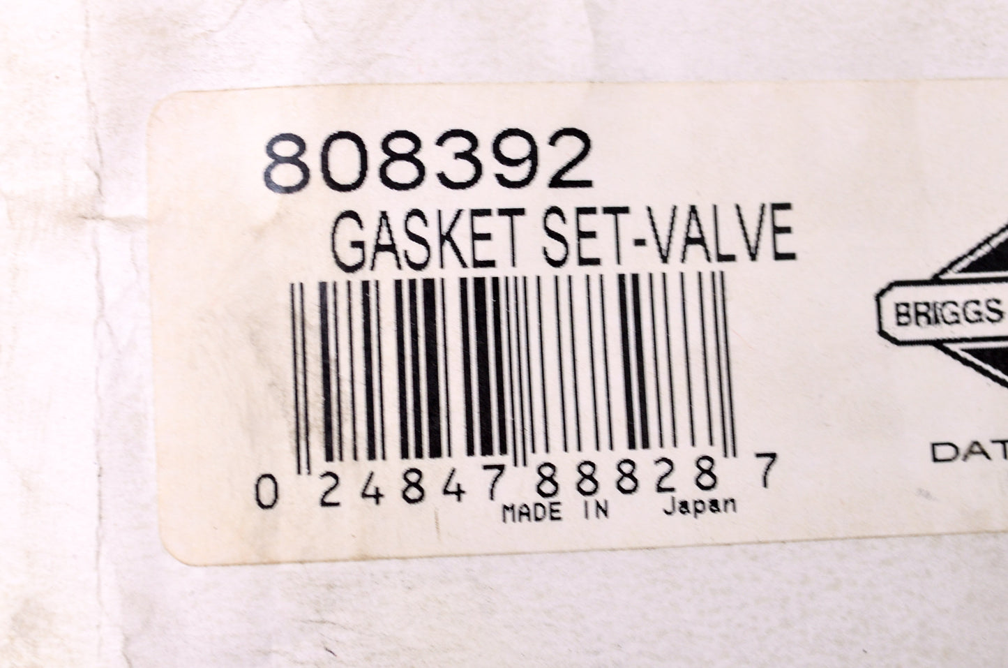 New Briggs & Stratton Valve Gasket Kit NOS