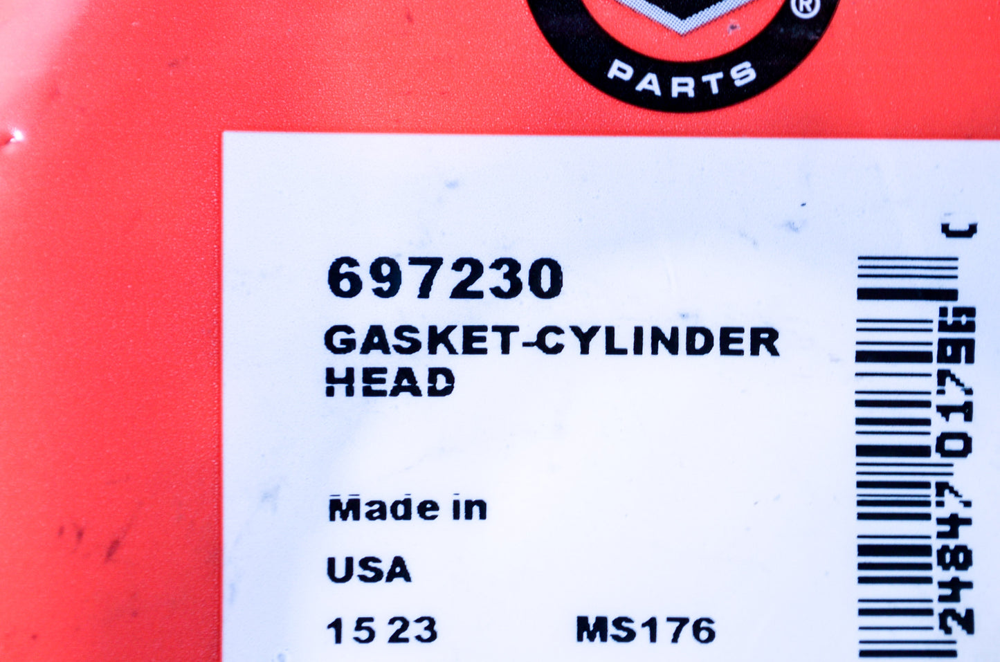 New Briggs & Stratton 697230 Cylinder Head Gasket NOS