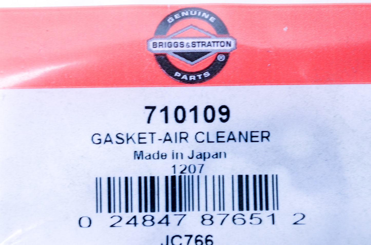 OEM Briggs & Stratton 710109 Air Cleaner Gasket NOS