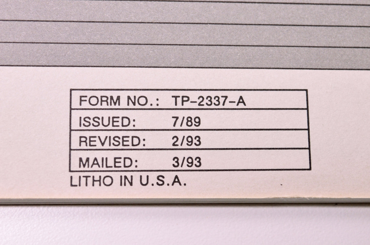 Kohler TP-2337-A Service Manual Command 5-6 HP NOS