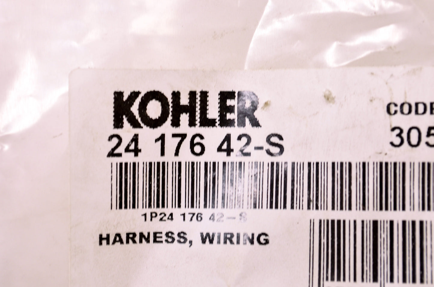 New Kohler Wiring Harness NOS