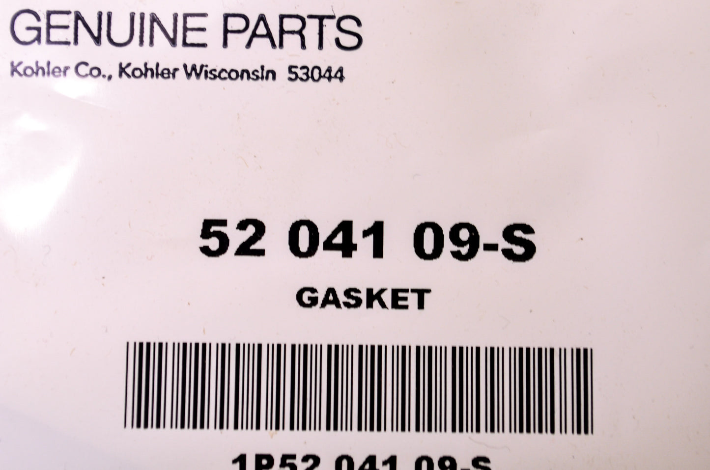 New Kohler 52 041 09-S Gasket QTY 2 NOS