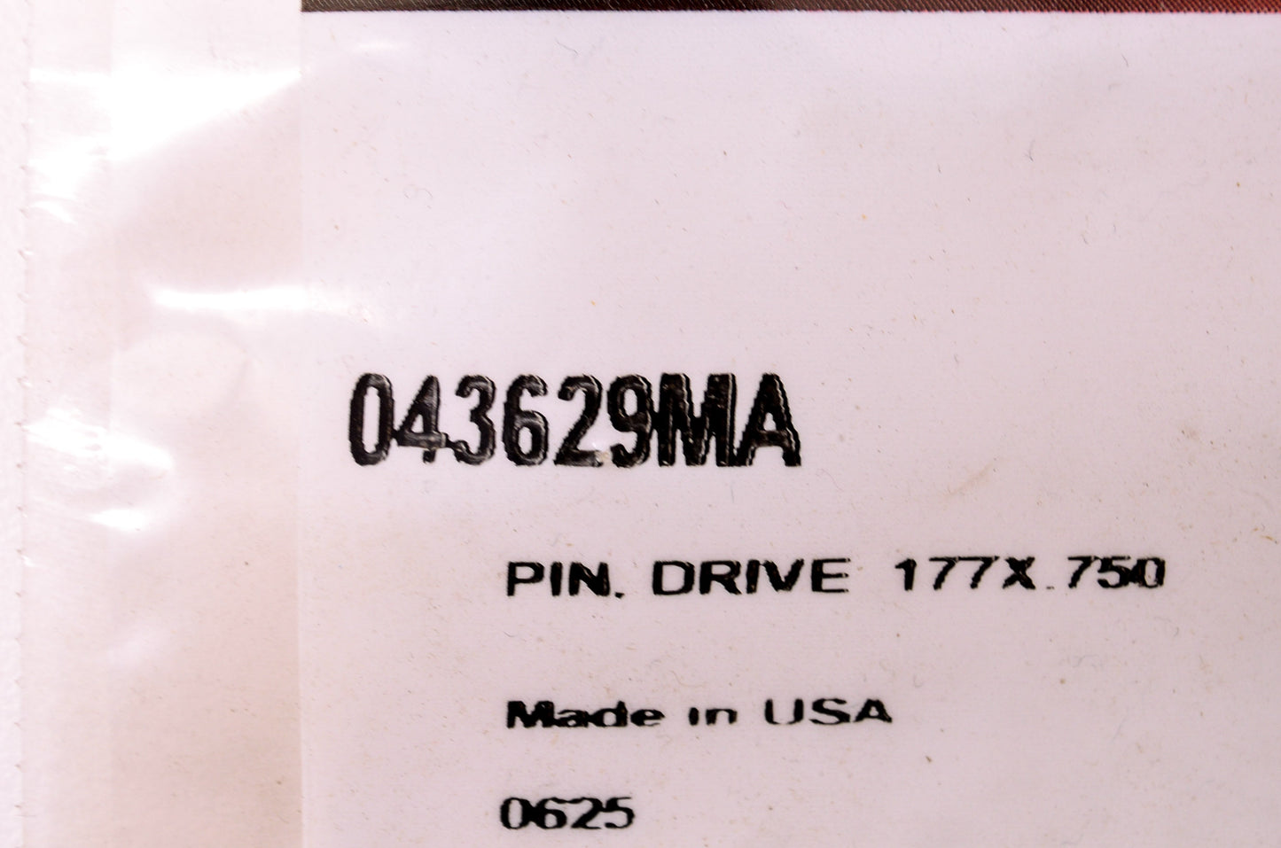 OEM Briggs & Stratton 043629MA, 43629 Drive Pin 177x.750 NOS