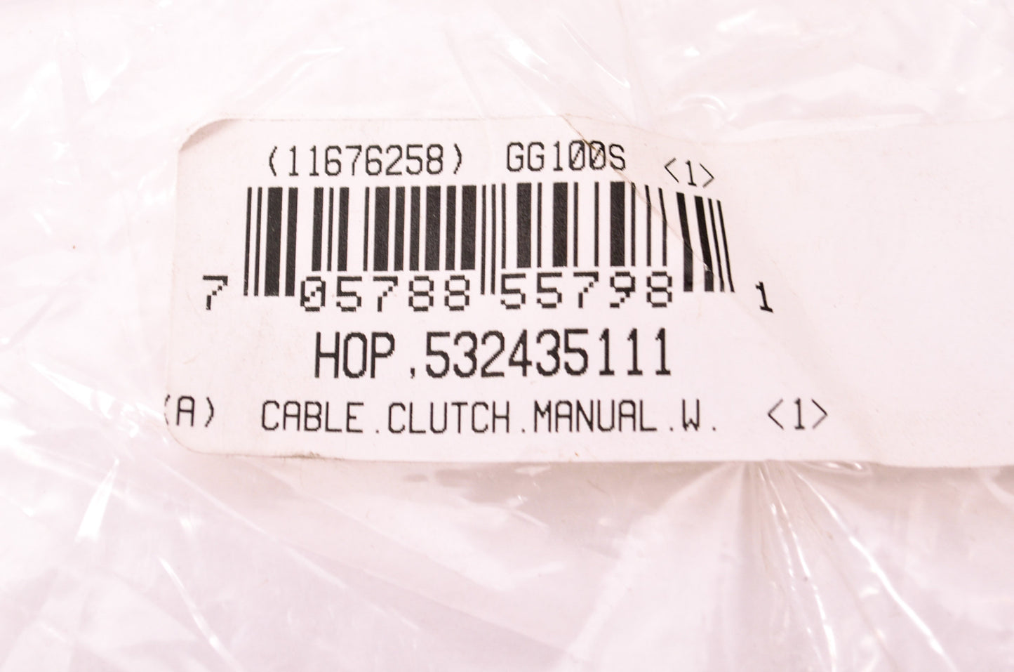 New AYP Manual Clutch Cable NOS