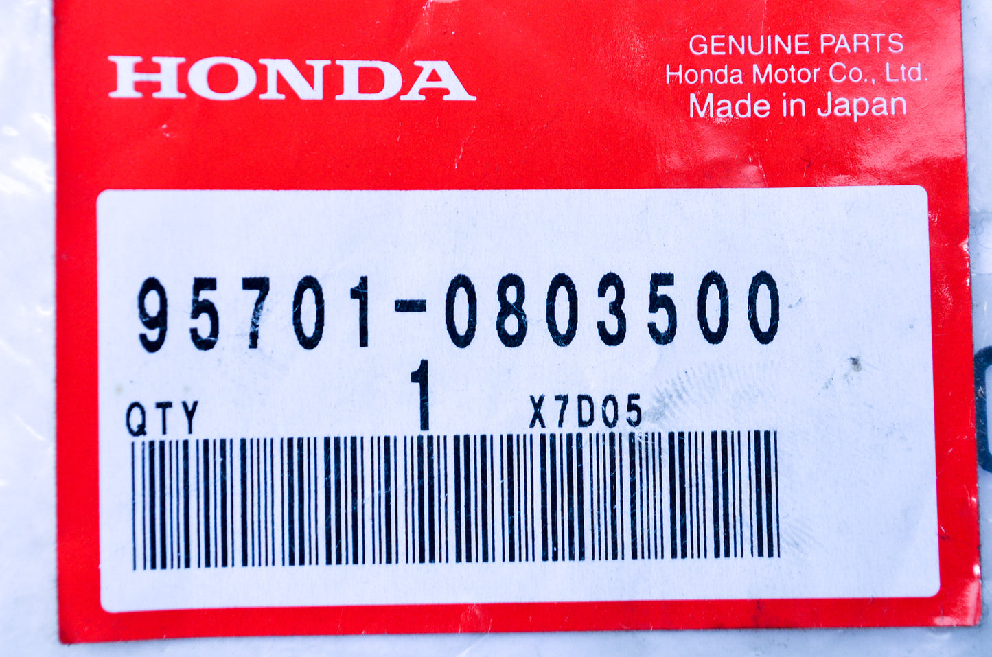 OEM Honda 95701-08035-00 Flange Bolt (8X35) NOS
