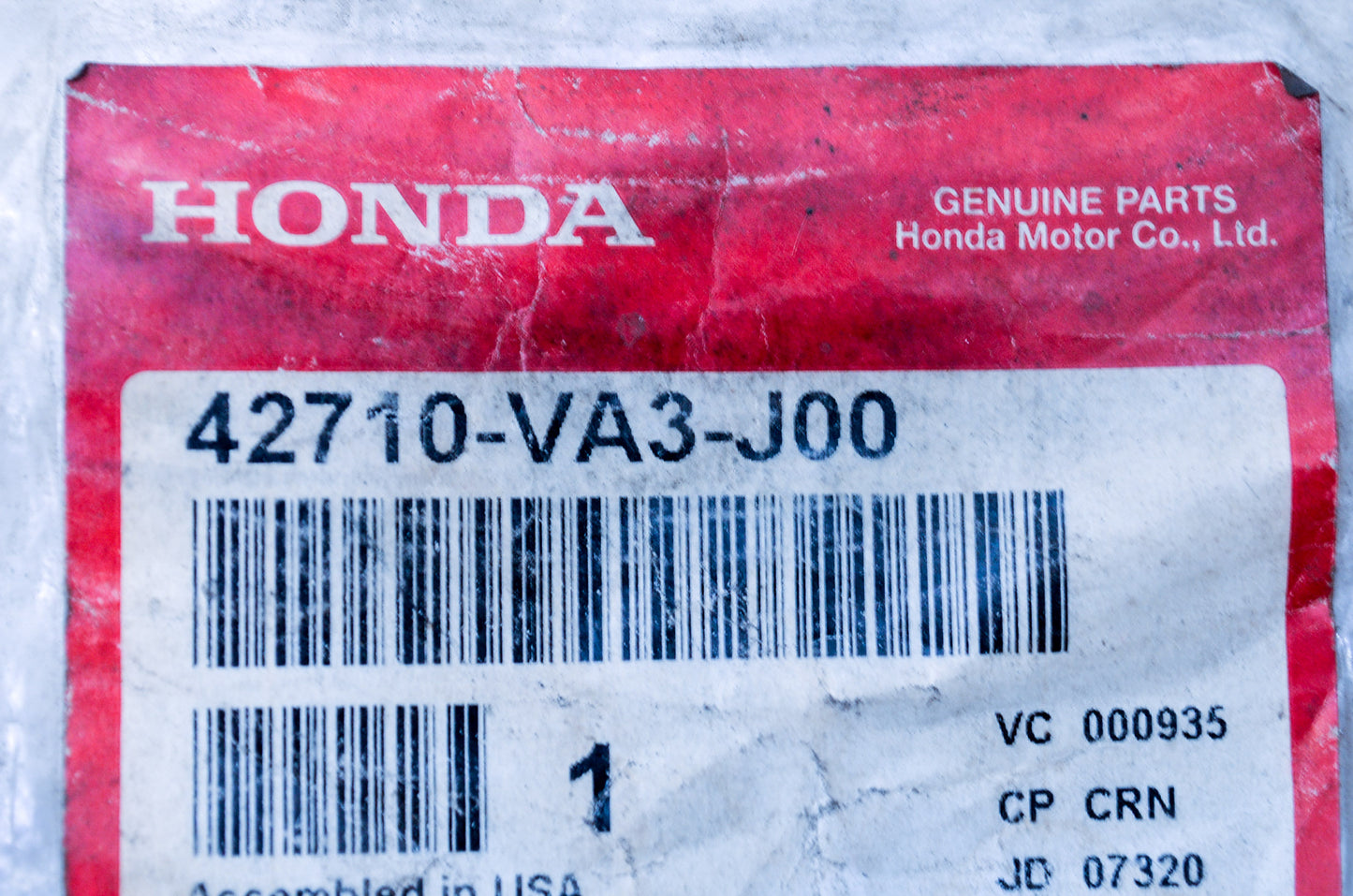 New OEM Honda Wheel NOS
