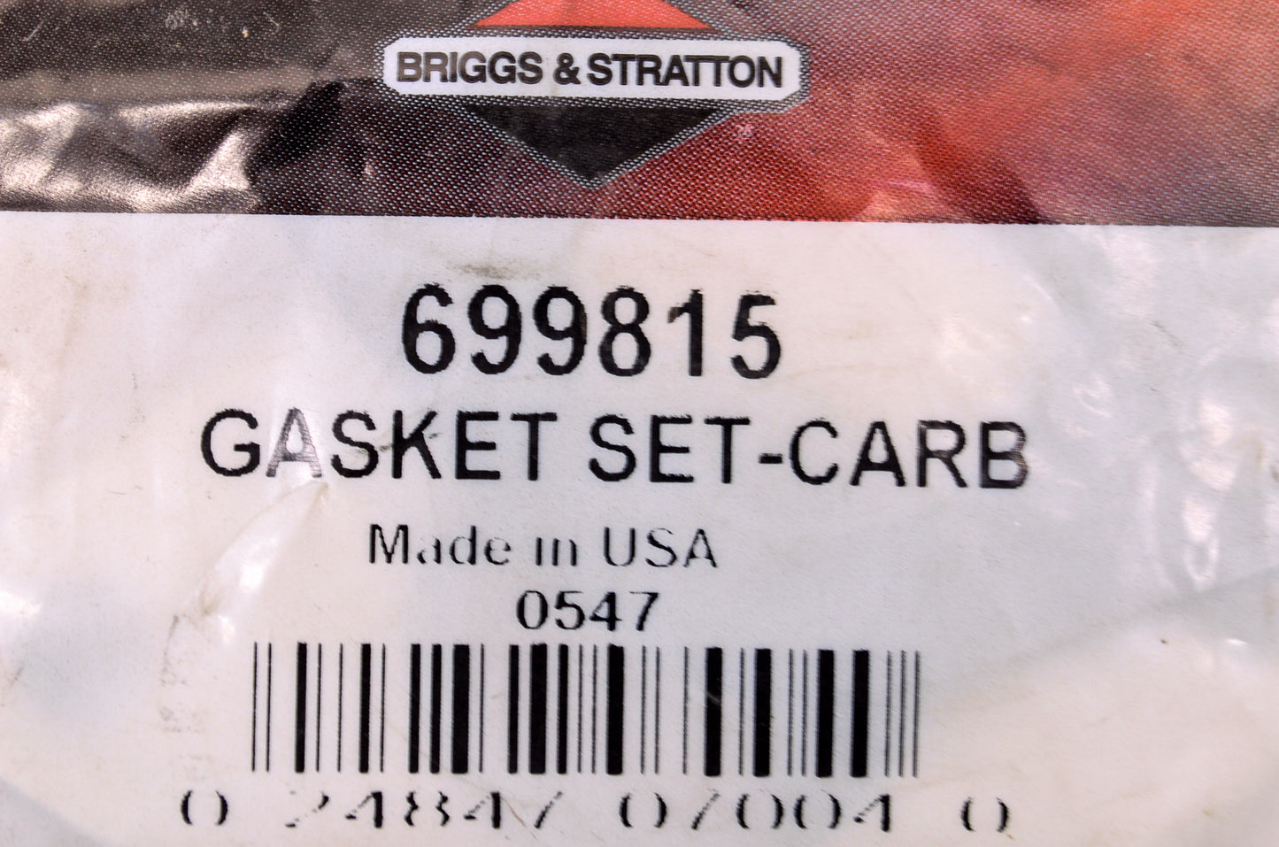 OEM Briggs & Stratton 699815 Carburetor Gasket Kit NOS