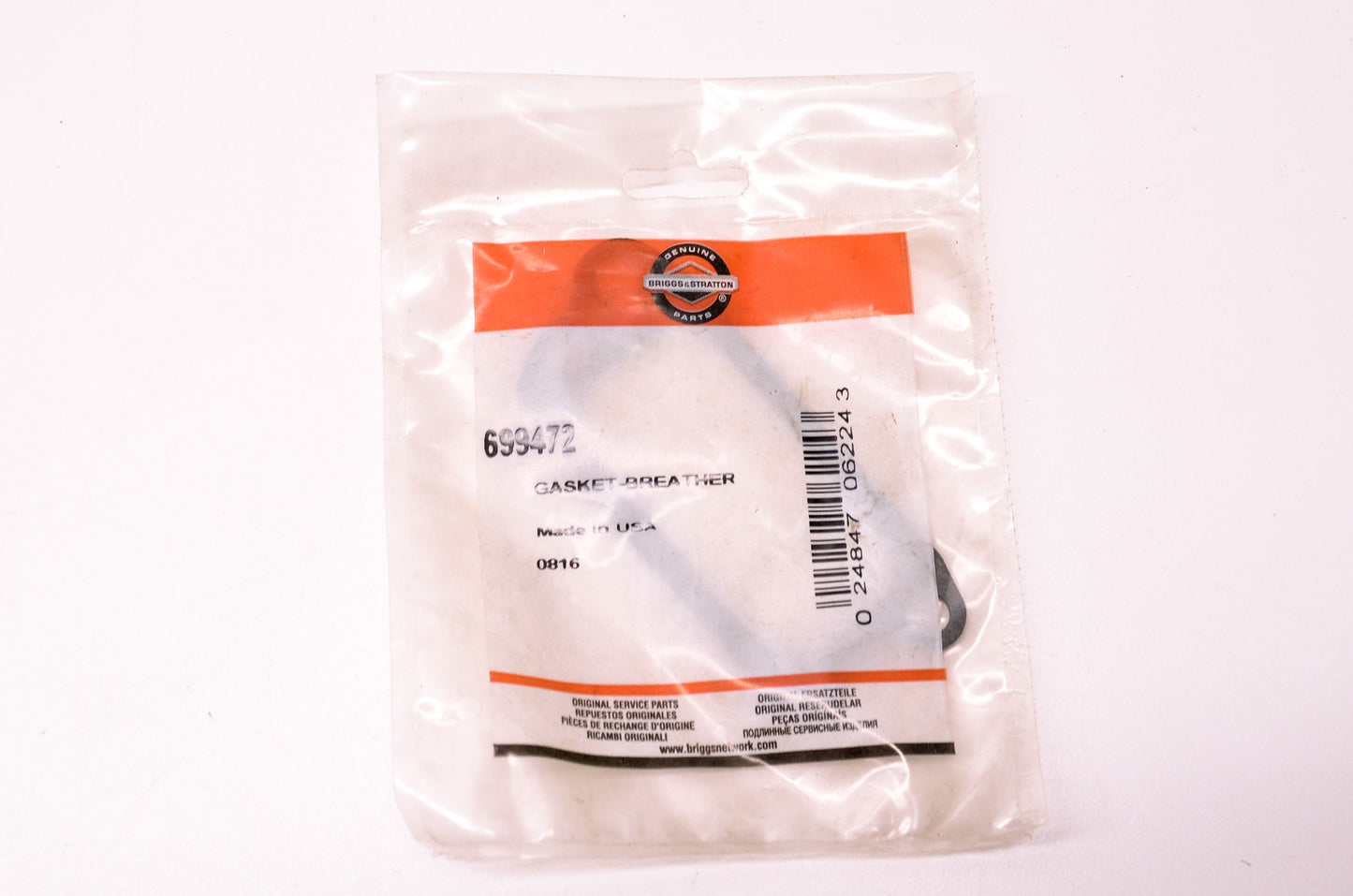 New Briggs & Stratton Breather Gasket NOS