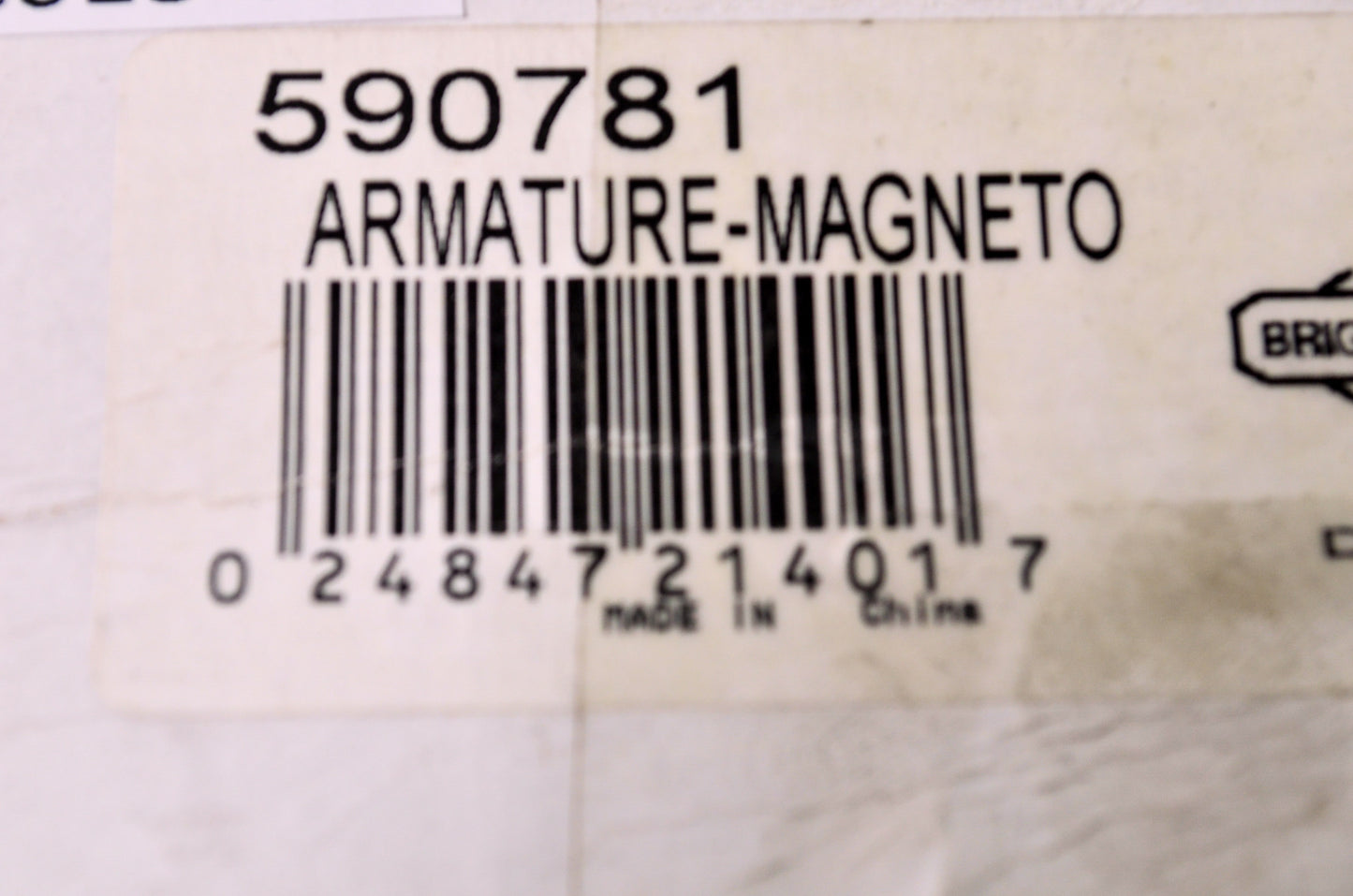 New Briggs & Stratton Magneto Armature Ignition Coil NOS