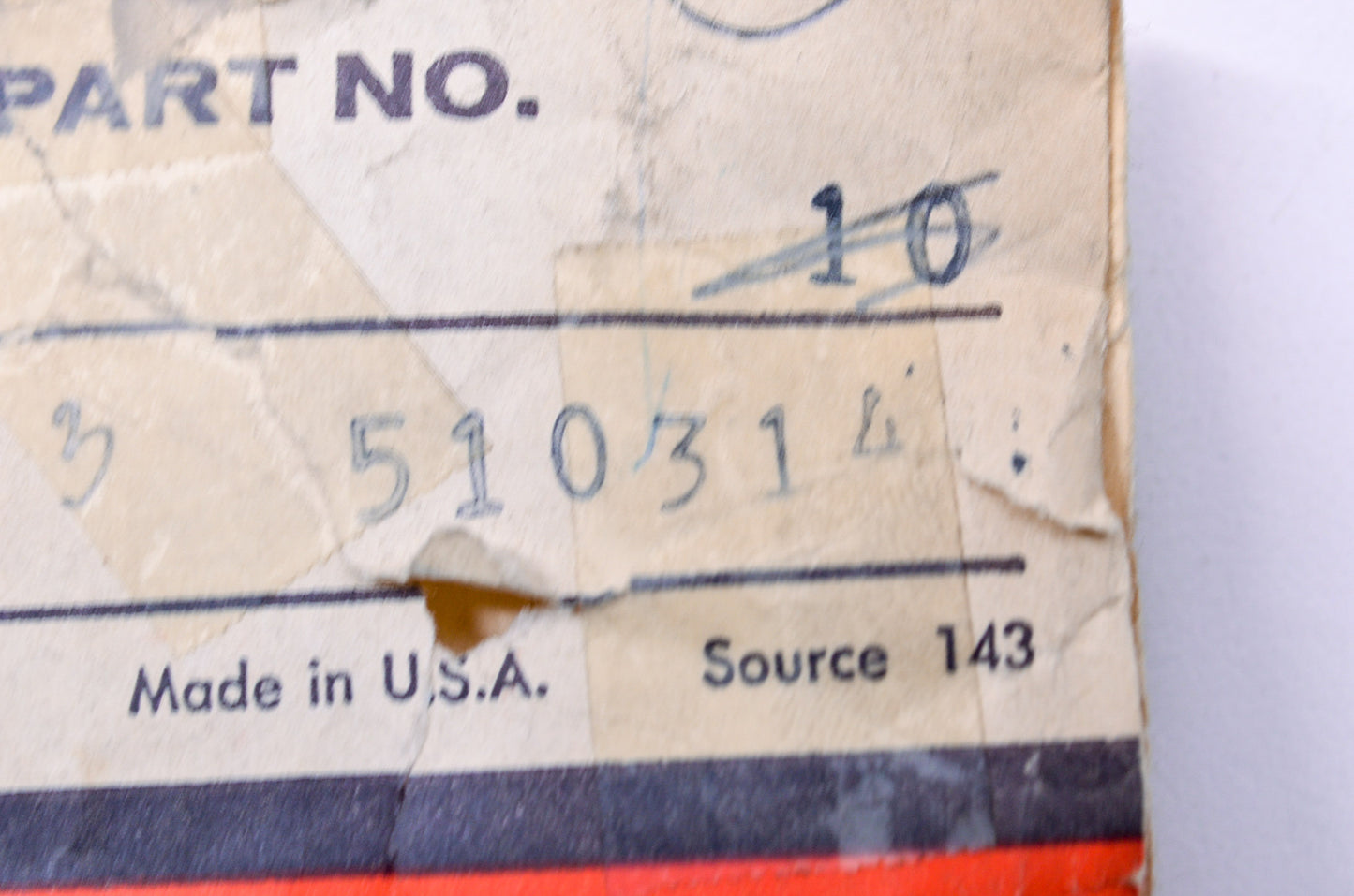 Tecumseh 510314 Exhaust Gasket NOS