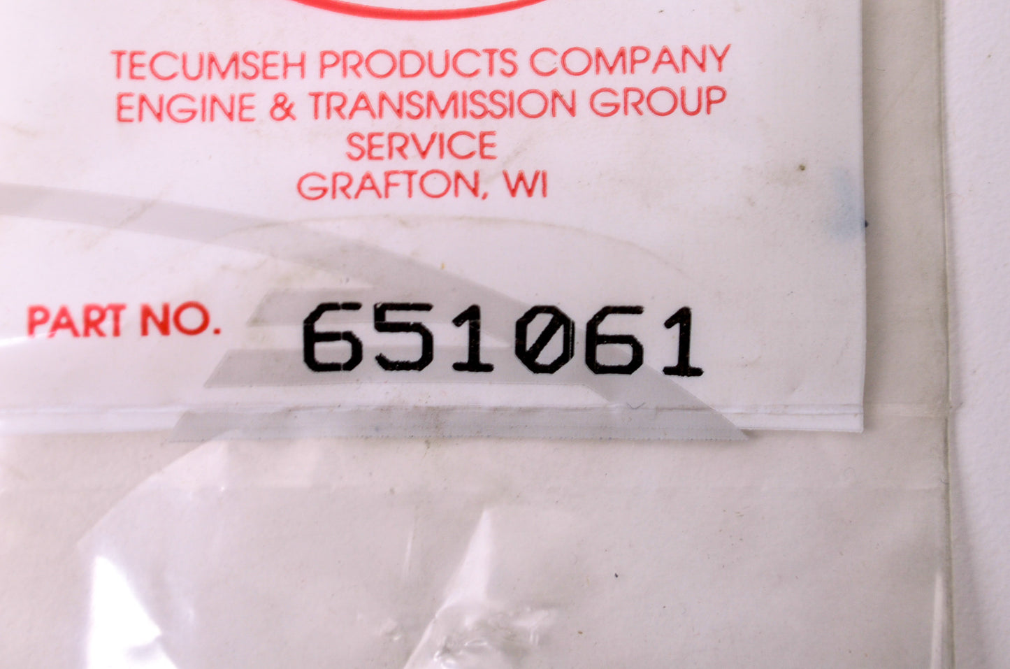 Tecumseh 651061 Flat Washer Qty 2 NOS