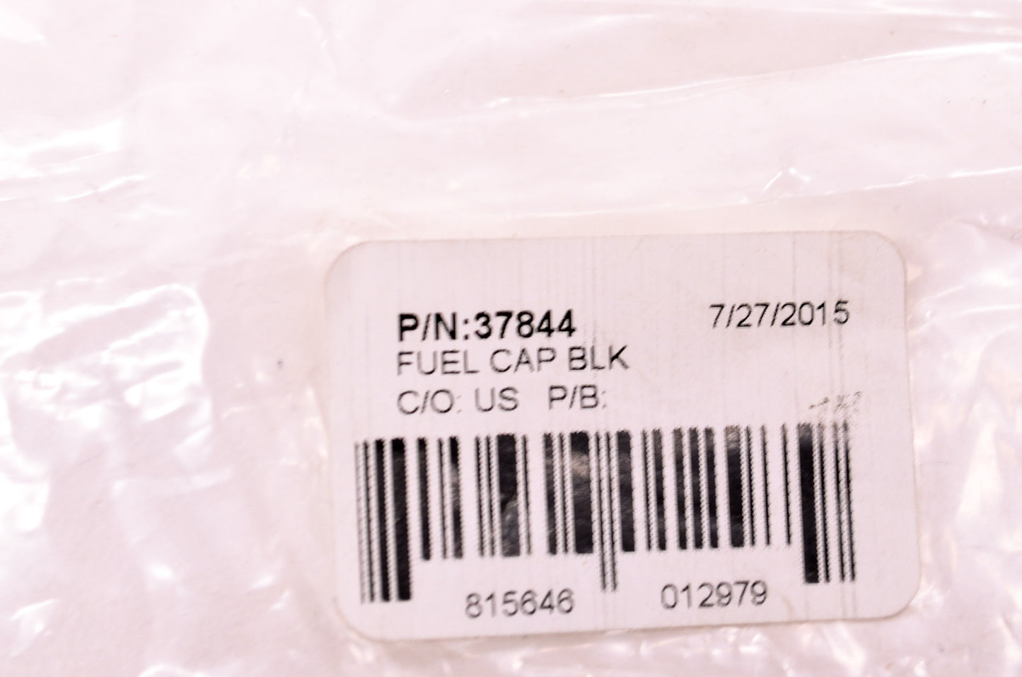 New Tecumseh 37844 Fuel Cap Black NOS