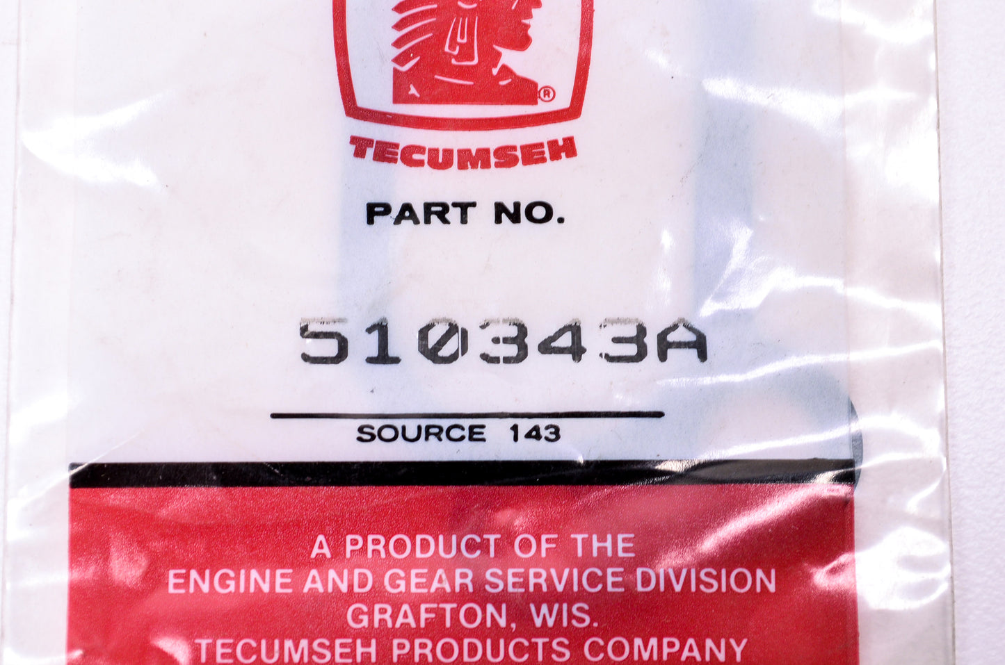 New Tecumseh Muffler Gasket NOS