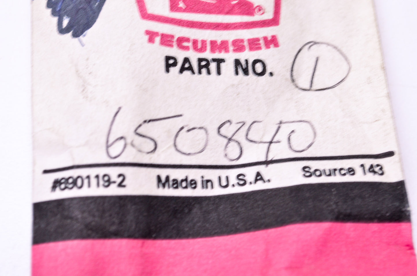 Tecumseh 650840 Screw NOS