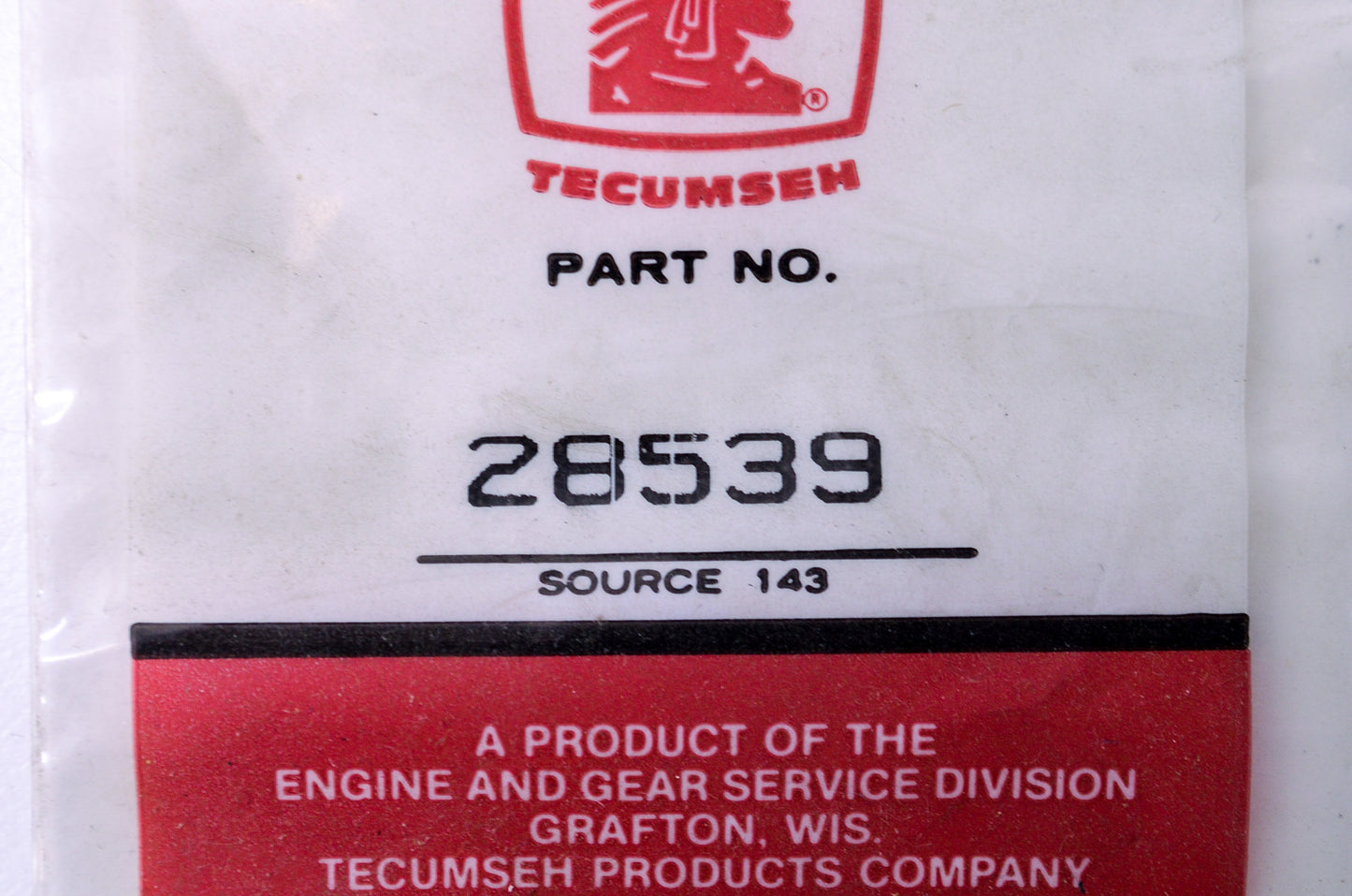 New Tecumseh Retainer Ring NOS