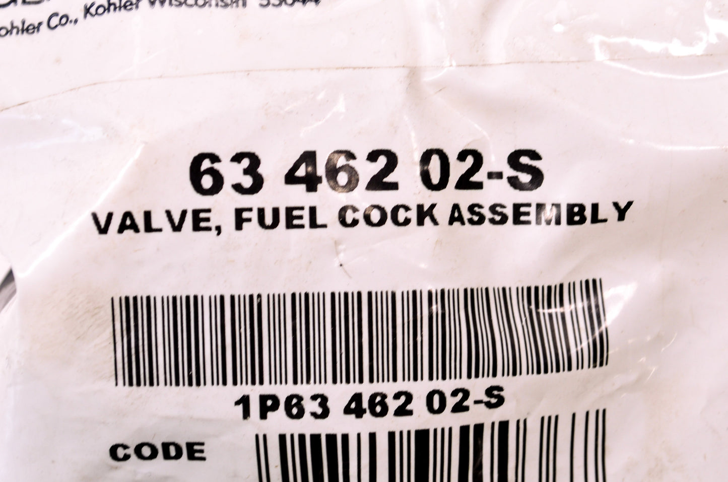 New Kohler Fuel Cock Assembly NOS