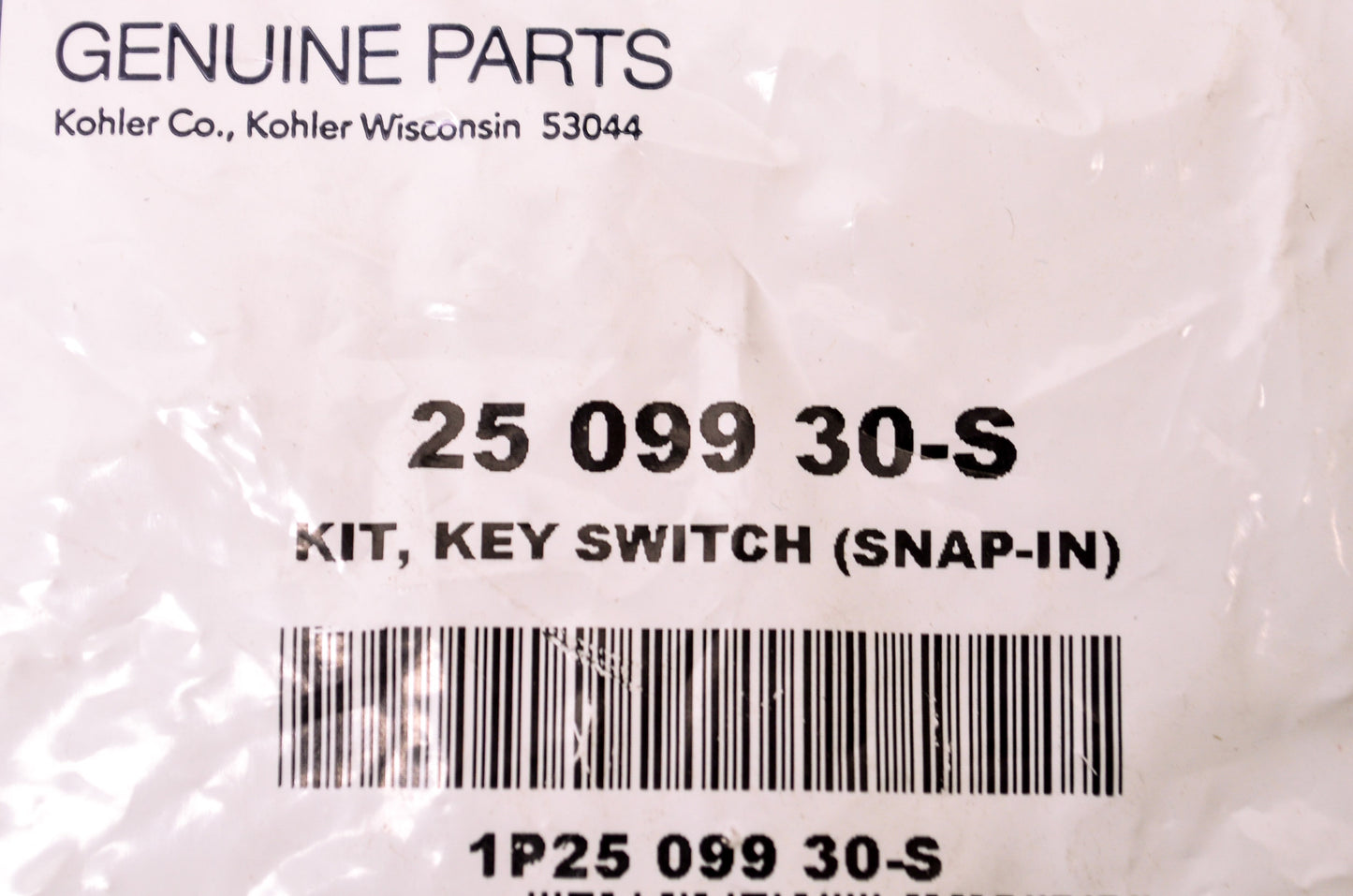 New Kohler Key Switch Kit NOS