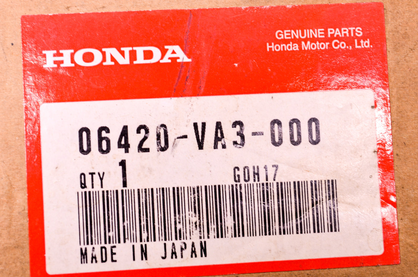New OEM Honda Wheel Adjusting Kit NOS