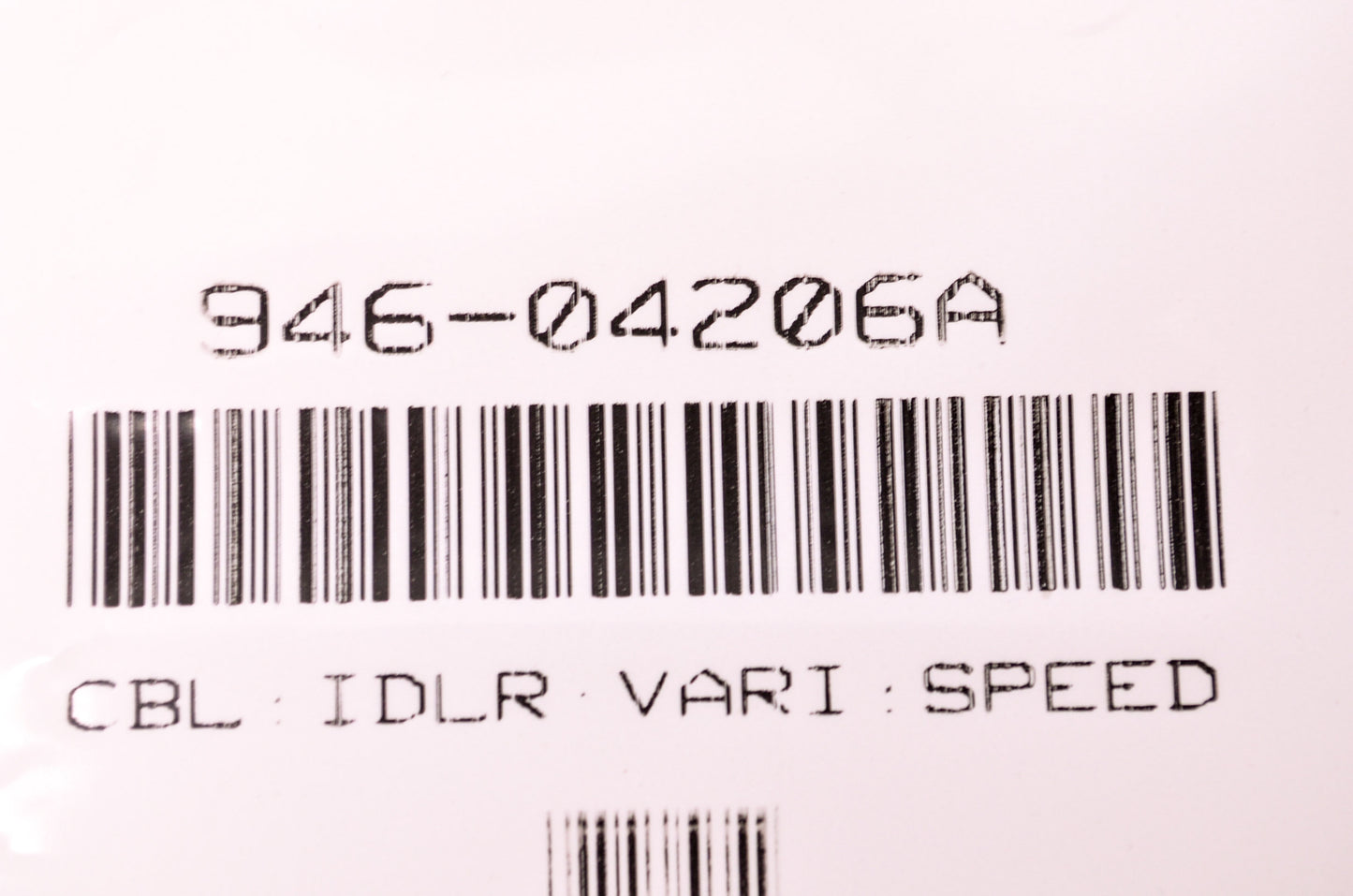 New MTD 946-04206A Idler Variable Speed Cable NOS